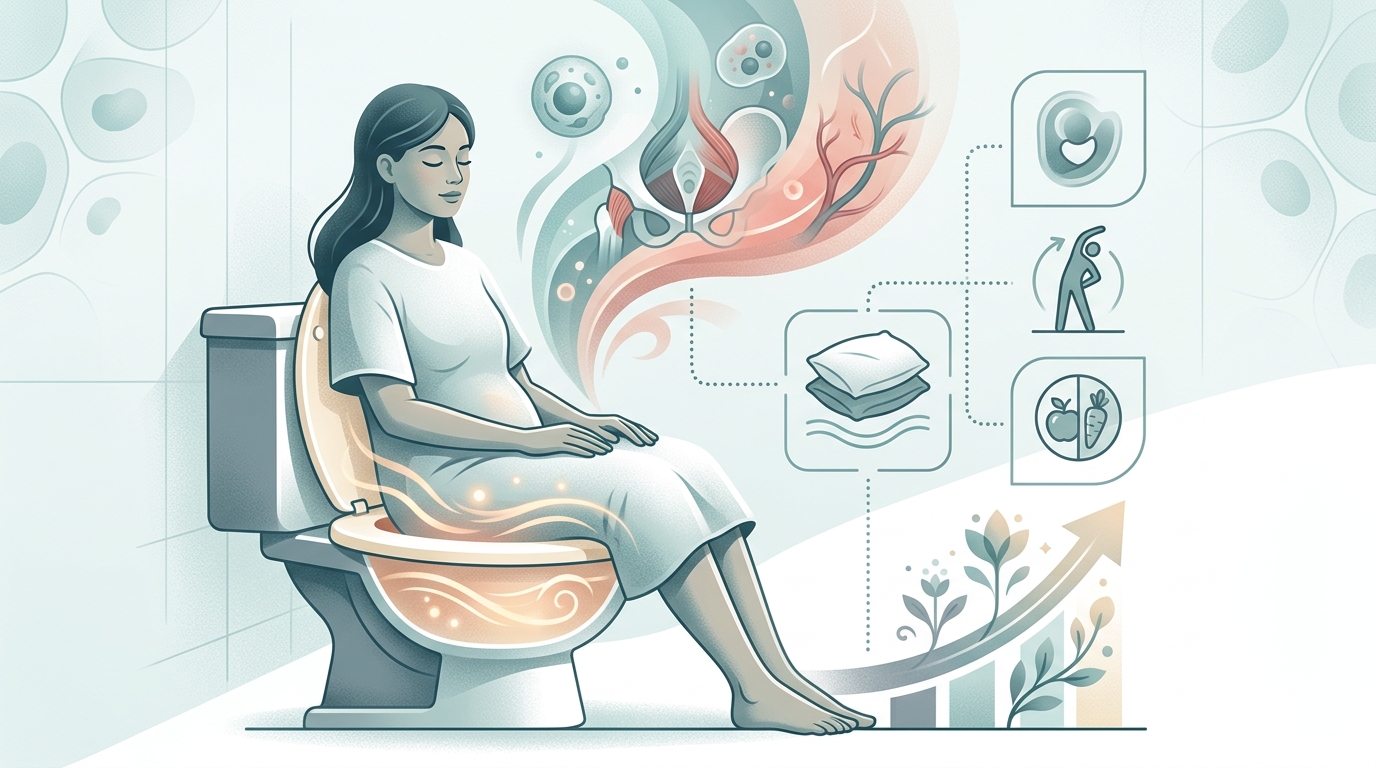 Pelvic Care and Warm Sitz Bath Recovery After Hemorrhoid Surgery