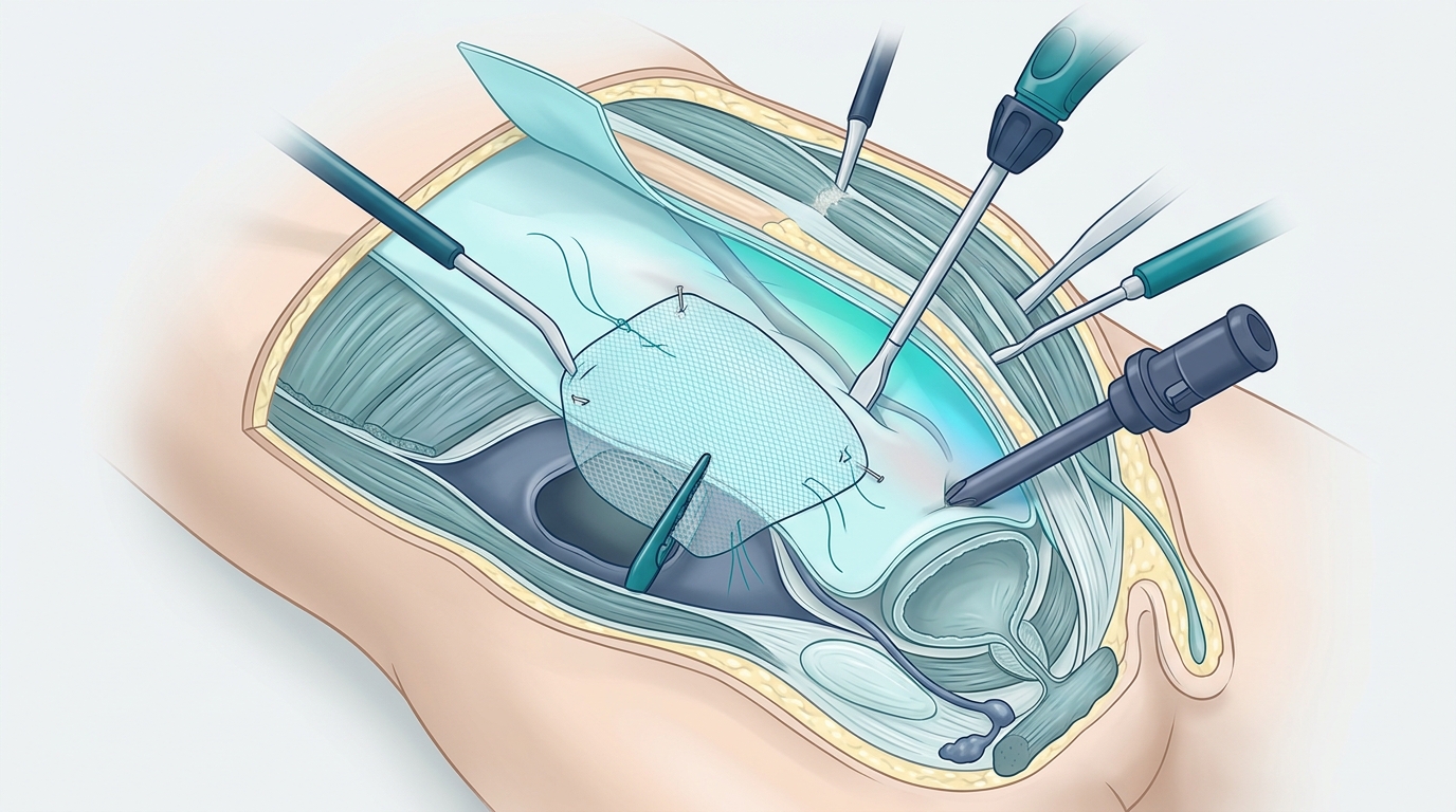 Laparoscopic Hernia Surgery Mesh Repair Anatomy